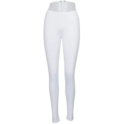 Leggings (Wit) van Skill Katoen, Elastaan
