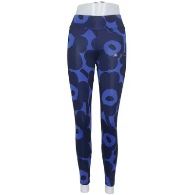 Sports tights (Blue, Black, White) from Adidas x Marimekko