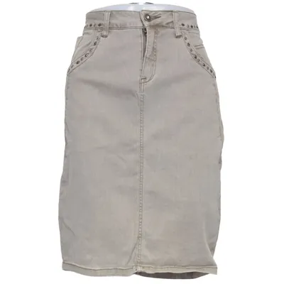 Jupe (Beige) de Cream Coton, Élasthane, Lyocell, Viscose