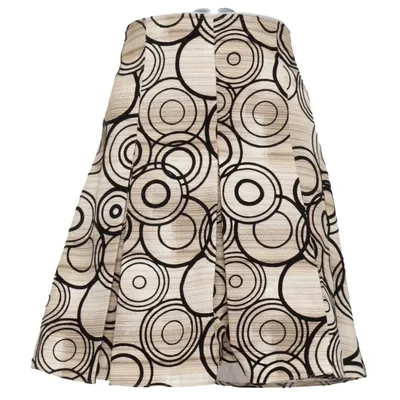 Jupe (Beige, Noir) de Remember Acrylique, Coton