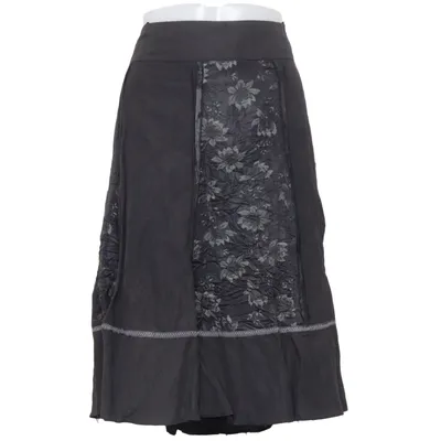 Skirt (Black, Gray) from Adagio Cotton, Metallic fiber, Polyamide, Polyester