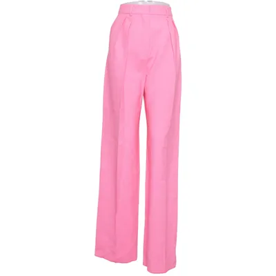 Palazzobyxor (Rosa) från Sportmax Elastan, Ull