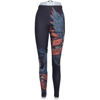 Leggings (Zwart, Meerkleurig) van Rock Rebel by EMP