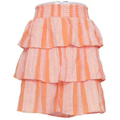 Kjol (Orange, Vit) från Cecilie Copenhagen Bomull