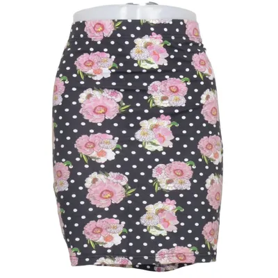 Rok (Zwart, Wit, Roze) van Woman Katoen, Elastaan