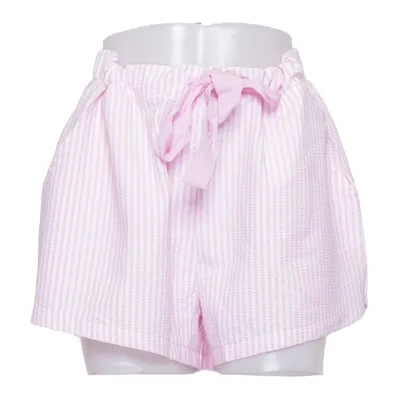Short de pyjama (Rose, Blanc) de Dorina Élasthane, Polyamide, Polyester