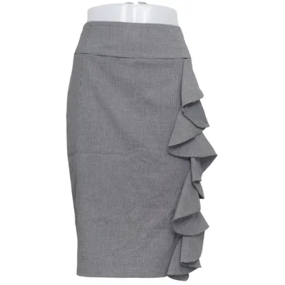 Skirt (Black, White) from Express Design Studio Elastane, Polyester, Viscose
