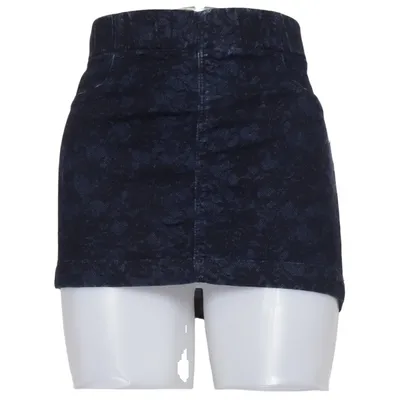 Rok (Blauw, Zwart) van Amisu Jeans Katoen, Elastaan