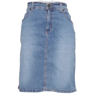 Spijkerrok (Blauw) van Bessie Katoen, Elastaan