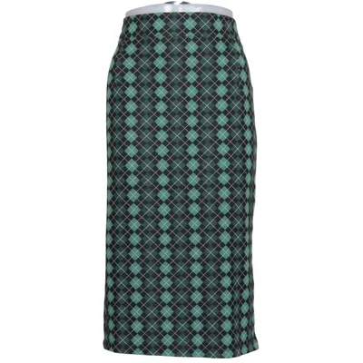 Nederdel (Grøn, Sort) fra King Louie Bomuld, Elastan, Polyester, Viscose