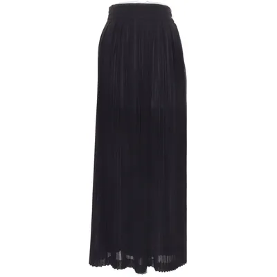 Maxi nederdel (Sort) fra Crisca Acetat, Polyester