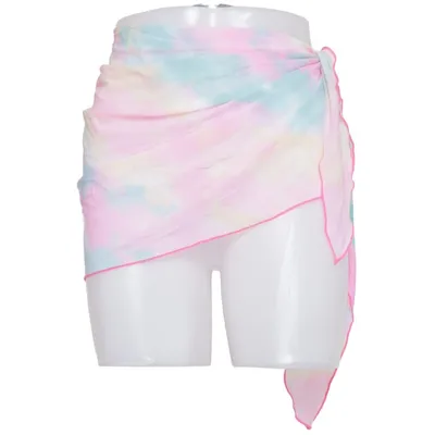 Strandkjol (Rosa, Gul, Grön)