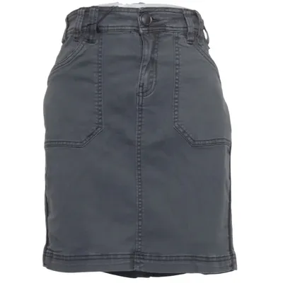 Jupe en jean (Gris) de Ms Mode Coton, Élasthane