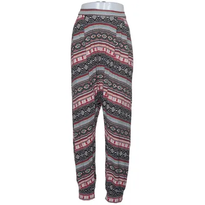 Harem pants (Black, Multicolored) from Rainbow Elastane, Viscose
