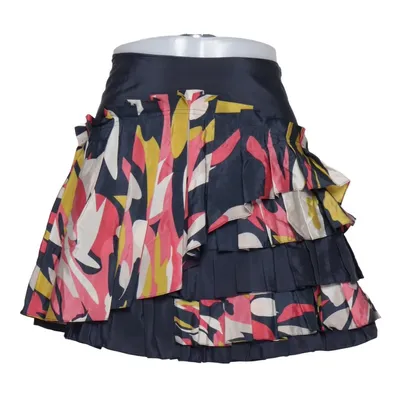 Rok (Blauw, Meerkleurig) van Ted Baker Katoen, Zijde