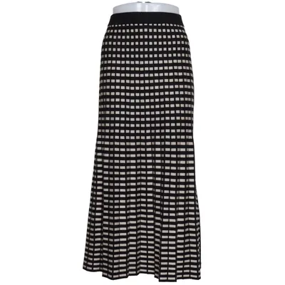 Maxi rok (Zwart, Wit) van Max Studio Polyester, Viscose