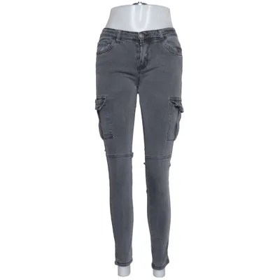 Cargo pants (Gray) from Nina Carter Cotton, Elastane, Polyester
