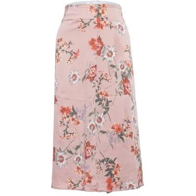 Jupe longue (Beige, Multicolore) de Usha Polyester