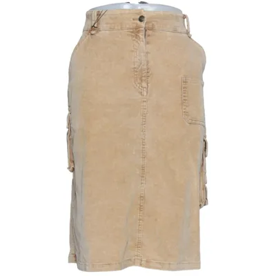 Rok (Beige) van Select Katoen, Elastaan