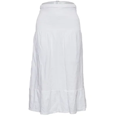Maxi skirt (White) from Blue Motion Cotton, Viscose