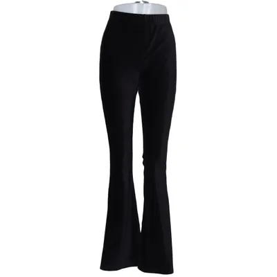 Corduroy pants (Black) from Today Elastane, Polyester