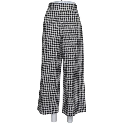 Byxor (Svart, Vit) från Zara Elastan, Viskos