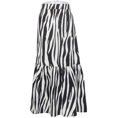 Långkjol (Fabi Mega Zebra Skirt) från Neo Noir Polyester