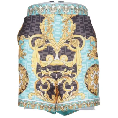 Shorts (Turkis, Guld, Brun) fra Elisabetta Franchi
