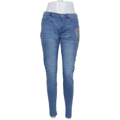 Jeans (Zip Up Jegging) fra News Bomuld, Elastan, Polyester