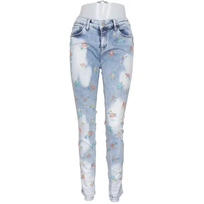 Jeans (Blue, Multicolored) from Fracomina Cotton, Elastane, Modal, Polybutylene