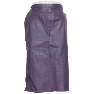 Leather skirt (Purple) from Echt Leder