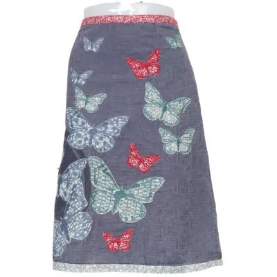 Skirt (Gray, Multicolored) from White Stuff Acetate, Cotton, Linen, Viscose