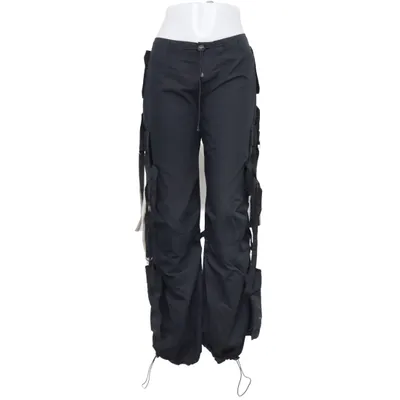 Cargo pants (Black) from Zeta Moda Cotton, Polyester