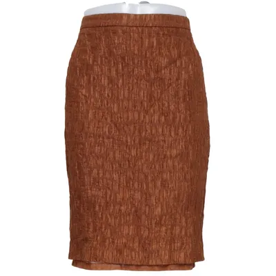 Rok (Bruin) van Escada Acetaat, Elastaan, Viscose