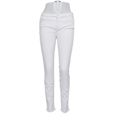 Spijkerbroek (Wit) van 7 for All Mankind Katoen, Elastaan, Lyocell, Viscose