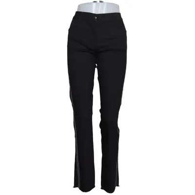 Pantalon (Noir) de Lauren Vidal Coton, Élasthane, Polyester