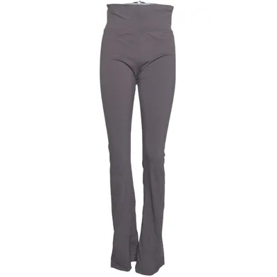 Pantalon patte d'éléphant (Gris) de Nelly Coton, Élasthane