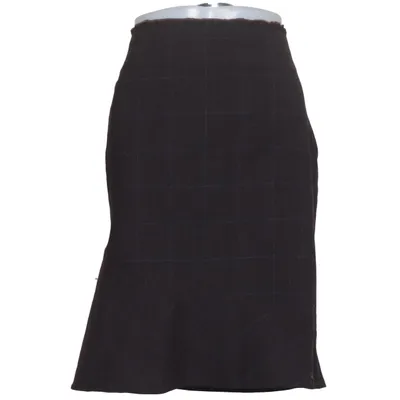 Kjol (Brun, Blå) från Hennes Collection by H&M Elastan, Polyester, Ull