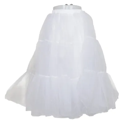Jupe crinoline (Blanc) de Grace Karin Polyamide, Polyester, Viscose