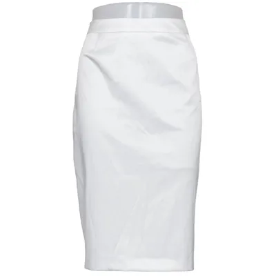Kjol (Vit) från Fashionart Acetat, Bomull, Elastan, Polyester