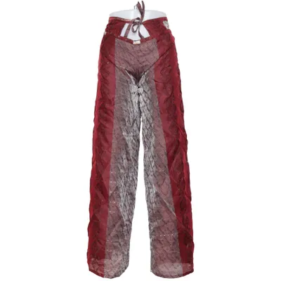 Pantalon portefeuille (Rouge, Violet) de Chapati Design Viscose