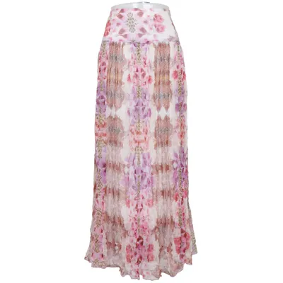 Maxi rok (Roze, Meerkleurig) van Amor & Psyche Viscose