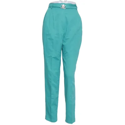 Chinos (Green) from Together Polyester, Viscose