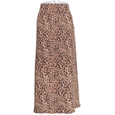 Jupe longue (Marron, Beige, Noir) de Pieces Polyester recyclé