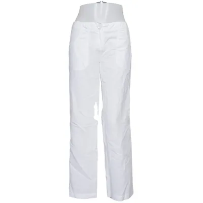 Pants (White) from H&M Cotton, Linen