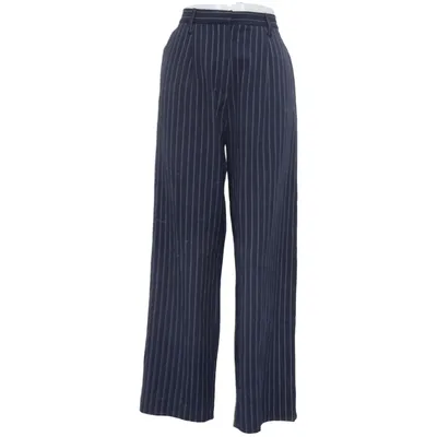 Suit pants (Blue) from Knowledge Cotton Apparel Elastane, Recycled polyester, Viscose