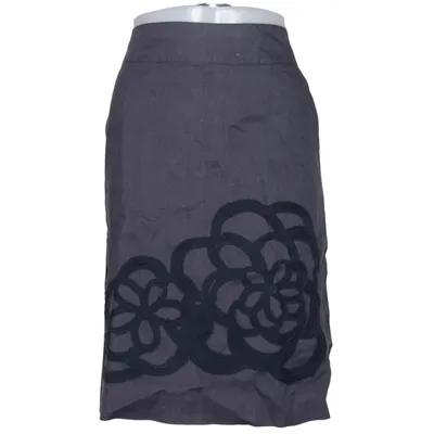 Skirt (Gray) from Boden Cotton, Linen