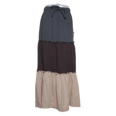 Långkjol (Grå, Brun, Beige) från Hängmatta Elastan, Ekologisk bomull