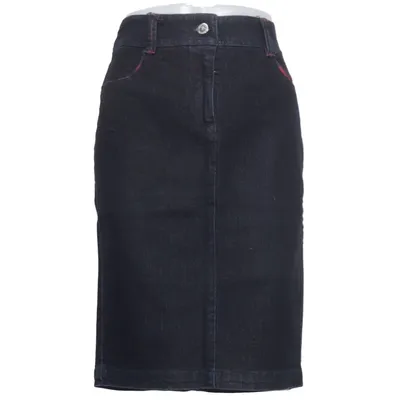 Jupe en jean (Noir) de Trussardi Jeans Coton, Élasthane, Polyamide