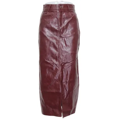 Rok (Bruin) van Mochy Polyurethaan, Viscose